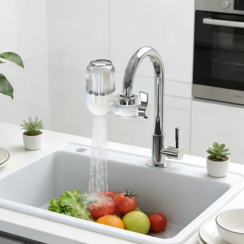 Filtre à eau du robinet avec cartouche filtrante en céramique