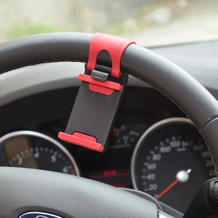 Support Téléphone sur Volant de Voiture – Clip Universel Rotatif